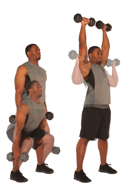 Dumbbell Squat and Press 101: A How-To Guide - stack