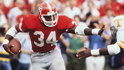 34 Herschel Walker Georgia Bulldogs Youth(Kids) College Football