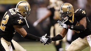 NFL: New Orleans Saints safety Darren Sharper, the leader in