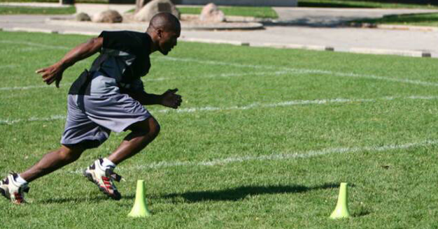 Endurance training for football players