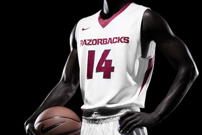 razorback basketball jersey