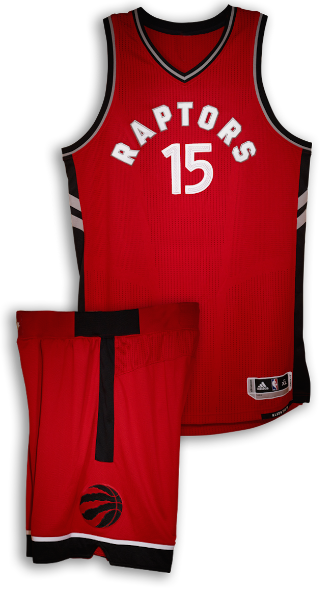 Toronto Raptors Road Uniform  Raptors, Toronto raptors, Jersey design