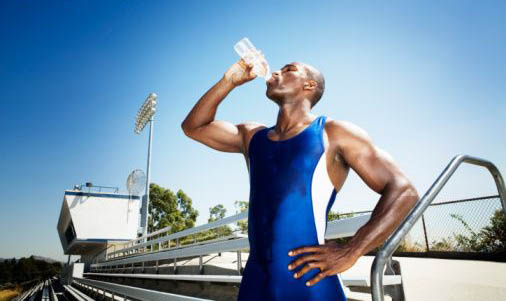 Track Runner Rehydrating 